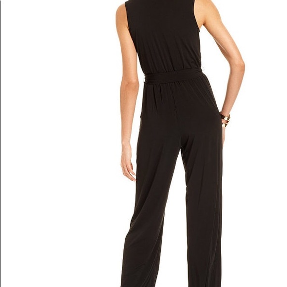 NY Collection Black Jumpsuit. NWT. - Picture 7 of 12